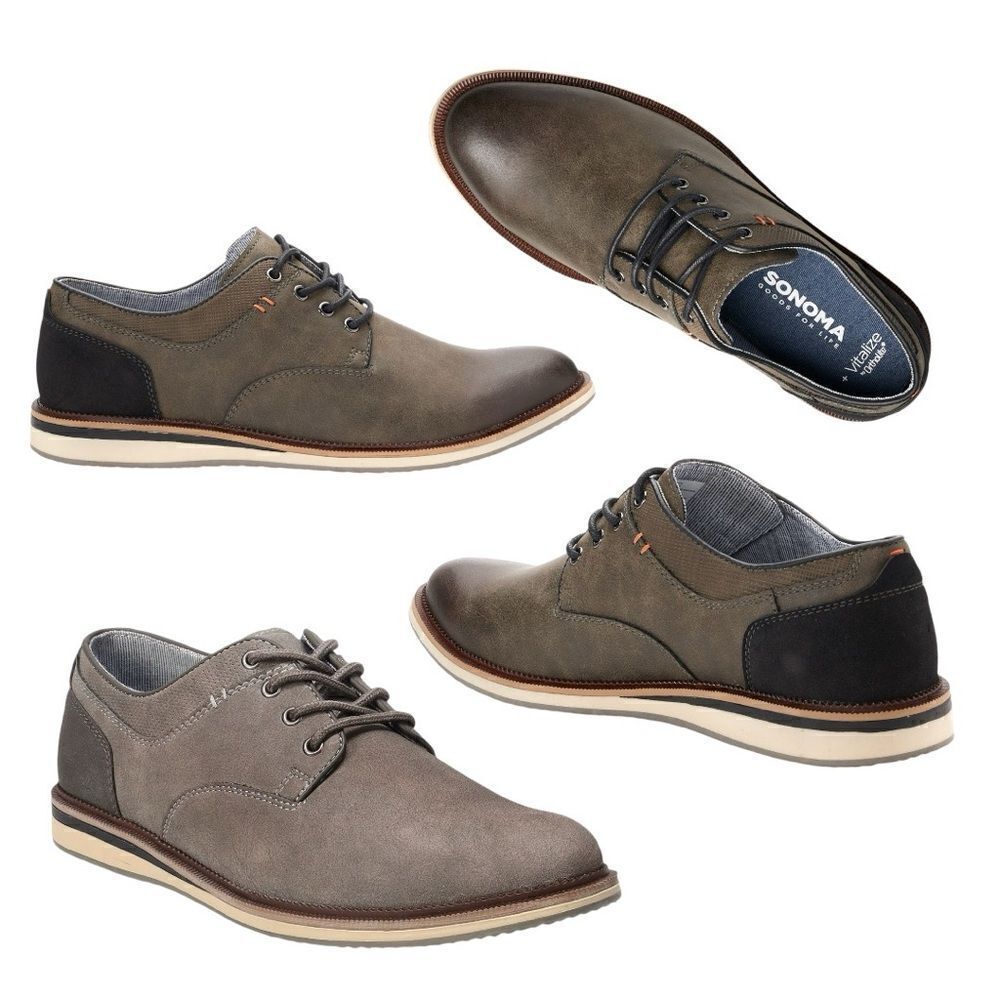 SONOMA Goods For Life® Freer Men's Dress Shoes in the Size 11M in Slate Color